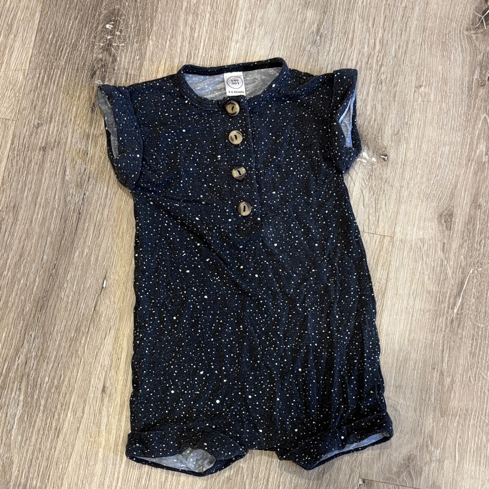 Lou Lou and Co Ozzy Baby Romper 🖤